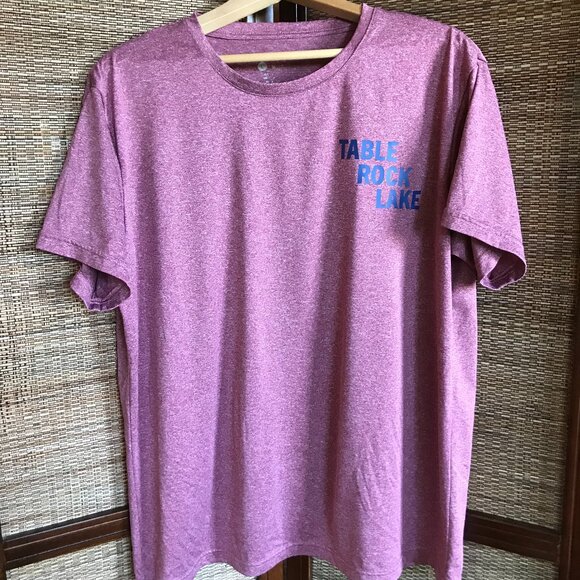 Upcycled Table Rock Lake Soft T-Shirt: Landmarks & Marinas Graphics, Size L - Picture 14 of 15